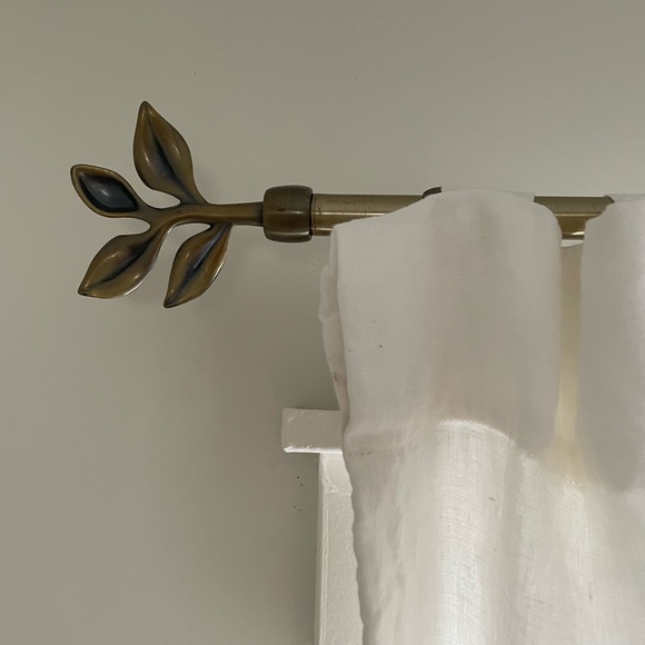Other - Vintage Brass Curtain Rod